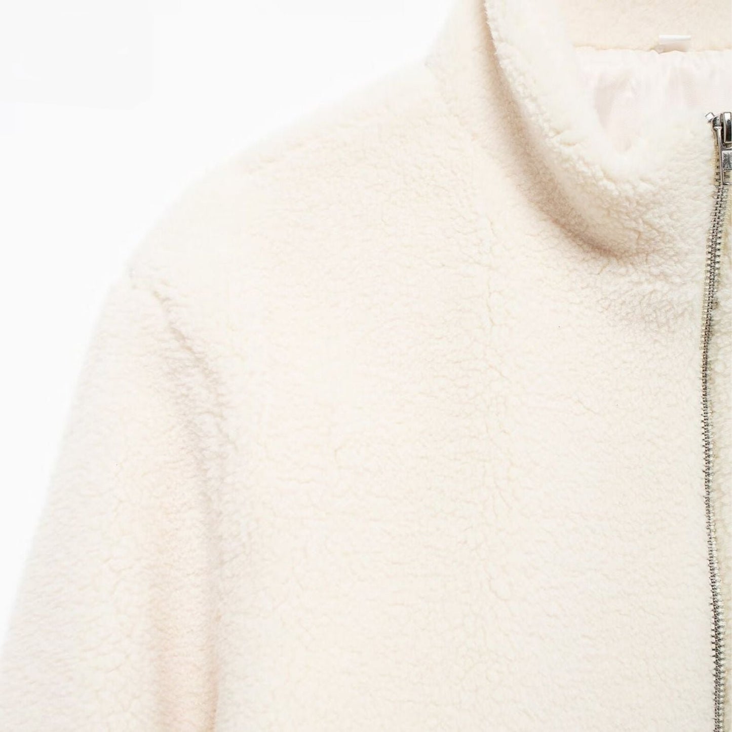 CozyLuxe™ Teddy Wool Coat | Luxurious Comfort with High Collar and Soft Lambswool